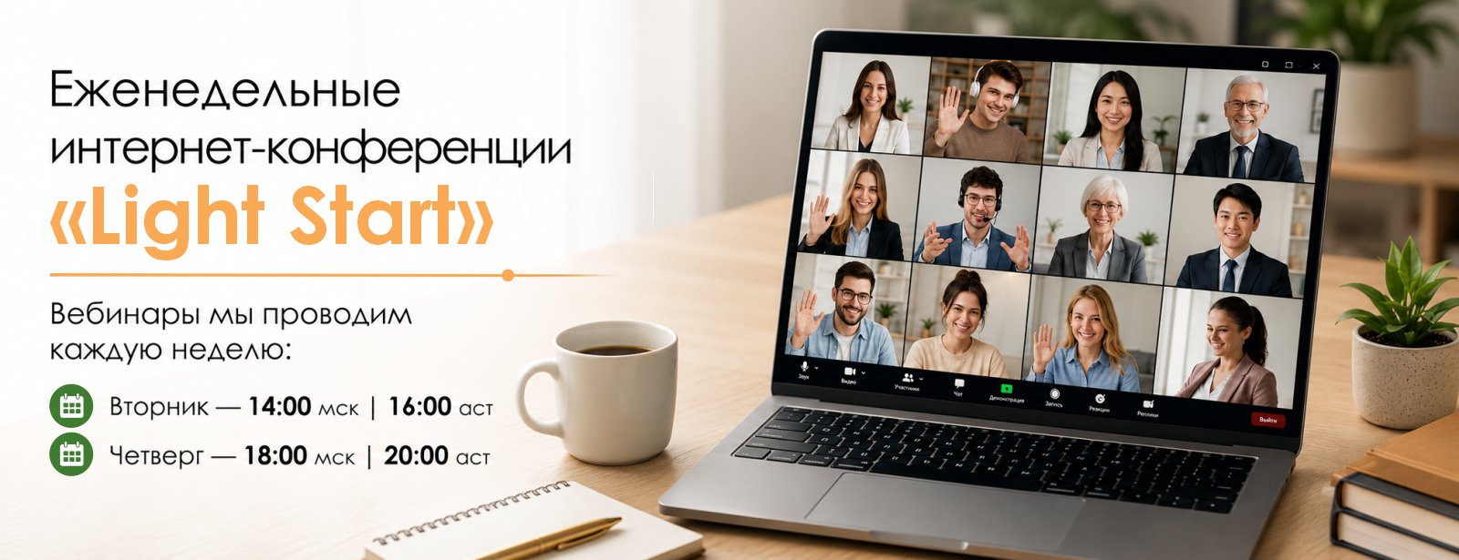 Еженедельные интернет-конференции «Light Start»